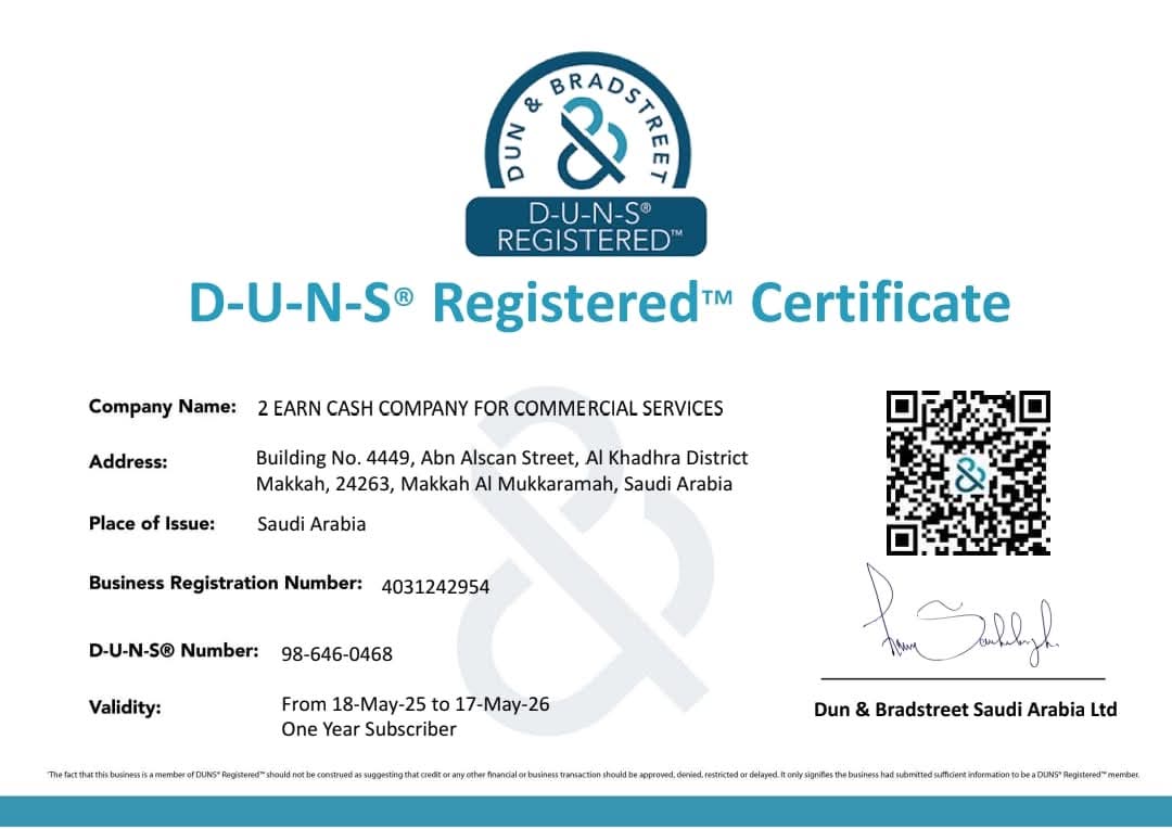 D-U-N-S Registered Certificate